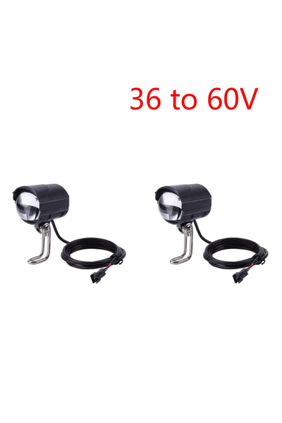 Choice7 2Pcs 36 to 60V 2 in 1 Scooter Horn Headlight Durable Waterproof Motor...