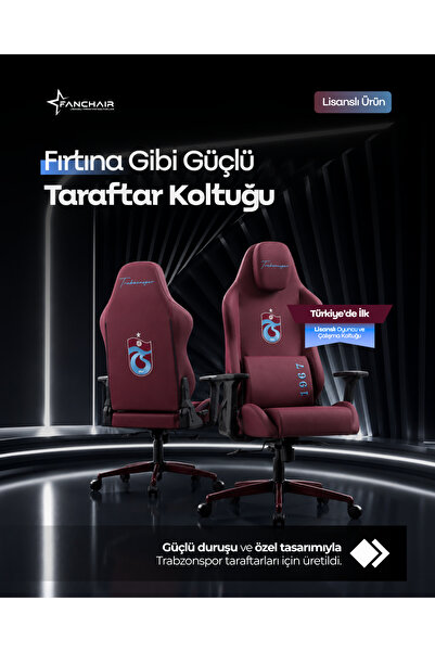 Trabzonspor Fanchair x Fırtına Lisanslı Oyuncu Koltuğu