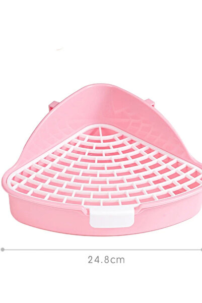 Choice pink Rabbit Litter Tray Toilet Animal Potty Trainer Bunnies Corner Toi...
