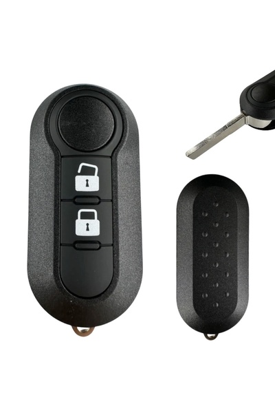 Choice 2 Buttons Good Quality For Fiat 500 Panda Punto Bravo 3 Buttons Car Ke...