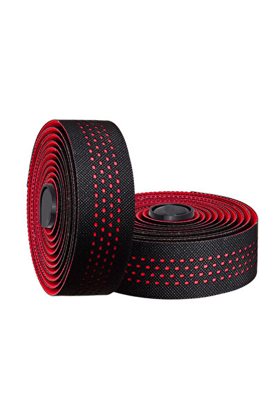 Choice red 1pair Perforated Breathable Handlebar Tapes Non-slip Road Bike Bar...
