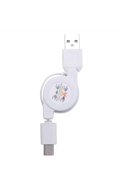 Choice 0.75m WHITE USB Type C Fast Charging Spring Cable For Samsung Xiaomi H...