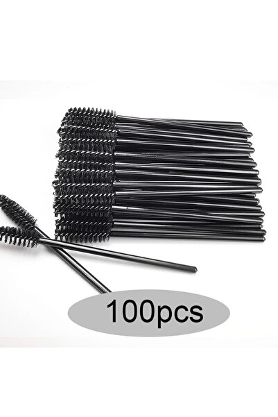 Choice7 فرشاة حواجب ورموش سوداء بالكامل - 100 قطعة، 50/100/300/500 قطعة، فرشا...