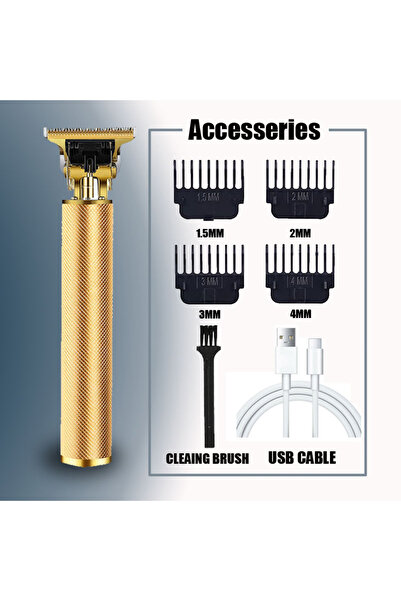 Choice 061-GoldMesh New！T9 Electric Hair Trimmer/Accessories | USB Profession...
