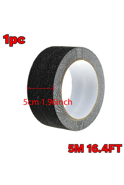 choice2 5cmx5m Anti-Slip Safety Tape, PEVA Material with Gravel Pattern, Wate...