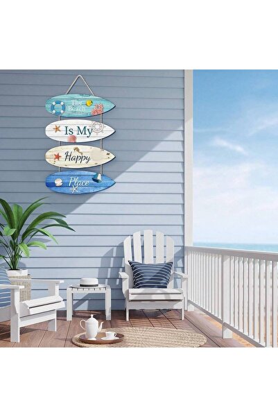 Choice One Size as shown Vintage Wooden Printed Door Sign Summer Beach Ocean ...
