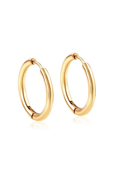 Choice 20mm C3-2PCS-Golden 2Pcs Small Hoop Earrings for Women Men, Silver Col...