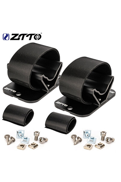 ZTTO 2pcs Rear Bicycle Fork Mount Car Roof Rack Support Quick Release Thru Ax...
