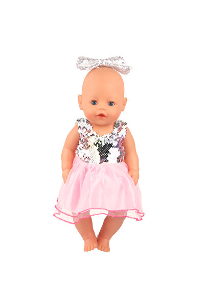 Choice CL-0081 Sequins Dress Doll Clothes For 17 Inch&43cm Baby New Born Doll...