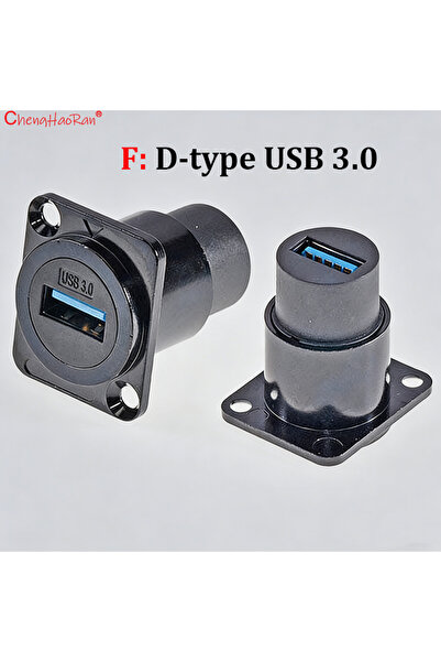 Choice10 F D-type USB 3.0 ChengHaoRan 1PC Metal D Type Module RJ45 CAT6 USB 3...