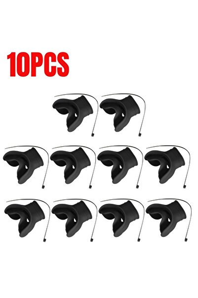 Choice Black 10pcs Silicone Snorkel Mouthpiece Comfortable Scuba Diving Regul...