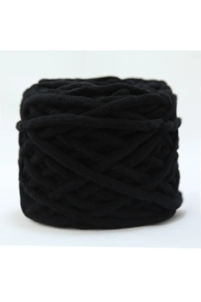 Choice 20-black 100g/ball Chenille Knitting Yarn Soft Ice Strip Line Cotton Y...
