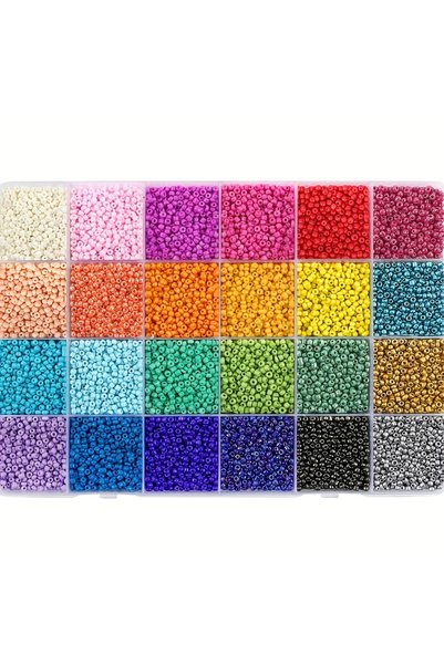 Choice 4mm Basic payment 24 Colors 3mm Bright Color Glass Rice Beads For Jewe...