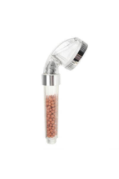 Choice WHITE Bathroom Products Energy Saving Shower Head Anion Filter High Pr...