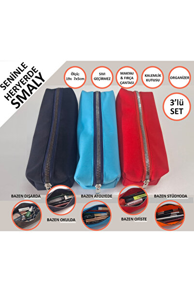 tuttobene Kalemlik 3lü SET/PAKET Organizer Makyaj çok amaçlı Pinterest Okula ...