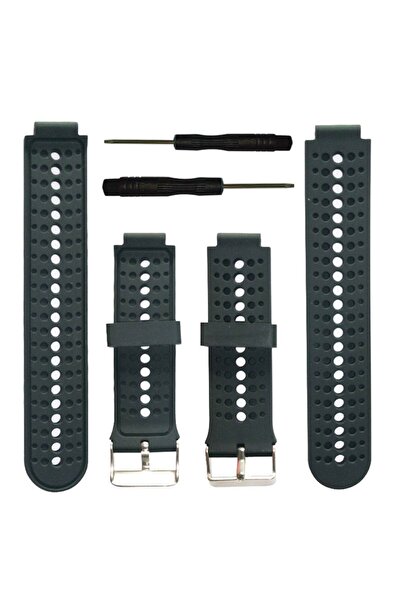 Choice black Silicone Watch Band Solid Color Wrist Strap Replacement For Fore...