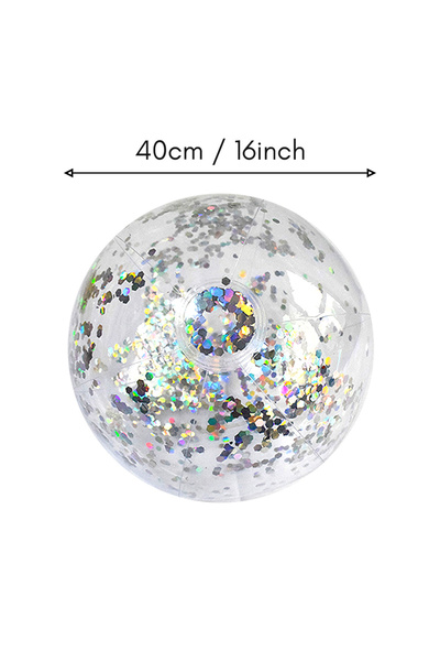 Choice 40CM silvery 40cm/16inch Beach Ball Transparent Inflatable Swimming Po...