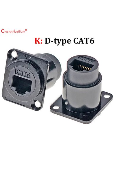 Choice7 K D-type CAT6 ChengHaoRan 1PC Metal D Type Module RJ45 CAT6 USB 3.0 2...