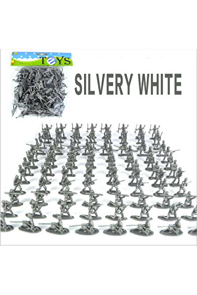 Choice1 Silver White Battle Group Bucket 3 Colors Optional Toy Army Soldiers ...