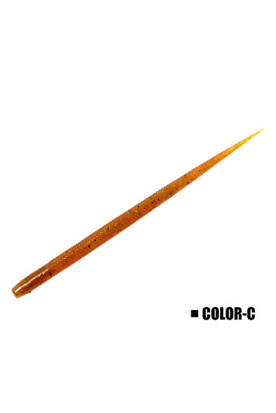 Choice Color-C Spinpoler Soft Worm Fishing Lure Stick Tail 14cm Artificial Lo...