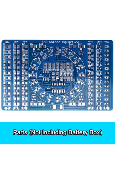 Choice لوحة تدريب على اللحام، لوحة دوائر SMD، مجموعة أدوات مشروع DIY لتركيب م...