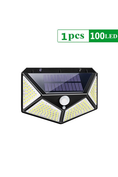 Choice5 مصباح شمسي LED خارجي مع مستشعر حركة، 100 LED أو 468 LED، إضاءة جدارية...