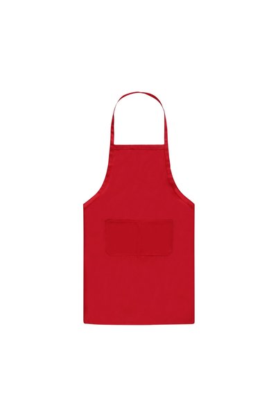 Choice One Size Red Plain Apron For Women And Men With Double Pockets, Waterp...