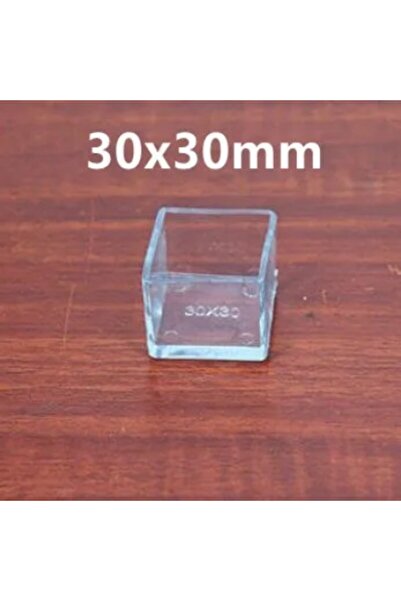 Choice 16 pcs 30x30mm 16Pcs Transparent Furniture feet Caps Chair Table Sofa ...