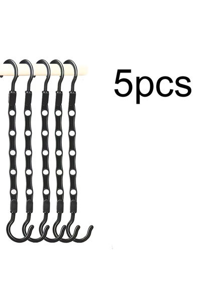 Choice Black 5PCS 5/10/20pcs Magic Hangers Space Saving Hanger Closet Space S...