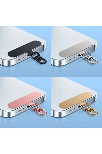 Choice5 4PCS Mix C 4-1PCS 360° Rotatable Stainless Steel Cellphone Straps Tet...