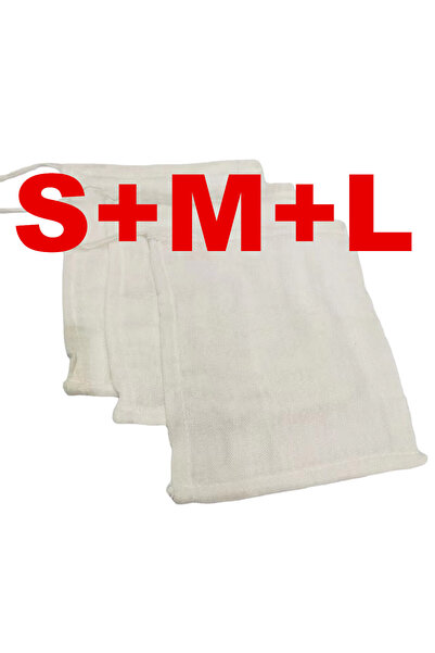 choice2 SML Reusable Cheese Cloth Filter Bags for Tea Yogurt Cold Brew Milk T...