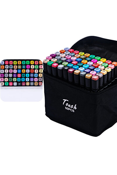 Choice 60 colors 24-80 Colors Double Headed Oily Art Marker Pen Set for Draw ...