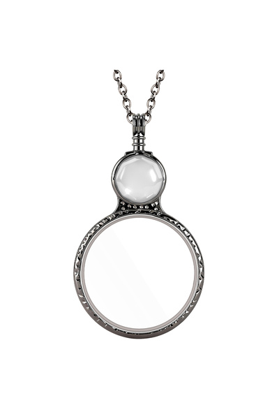 Choice 10X White Magnifying Glass Necklace for Women, 10X Magnifying Monocle ...