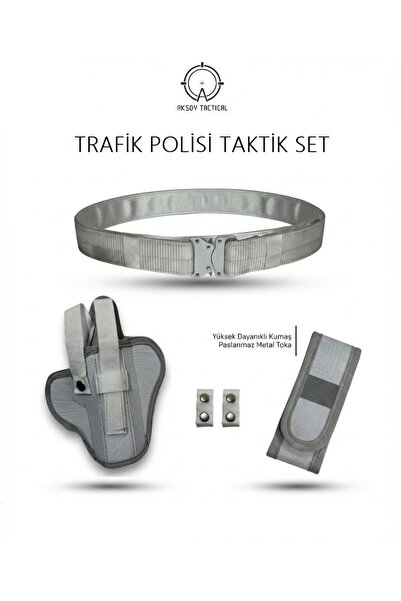 a+ aksoy tactical Trafik Polisi Metal Tokalı Palaska 3 lü Set