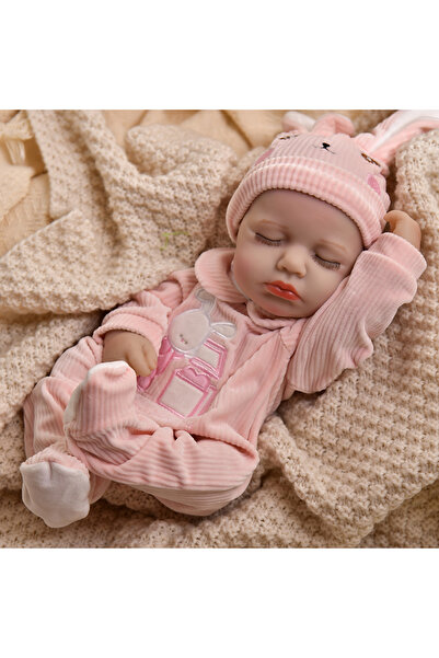 Choice pinkrabbit 16 Inch Reborn Dolls For Cute 40cm Loulou Full Body Soft Vi...
