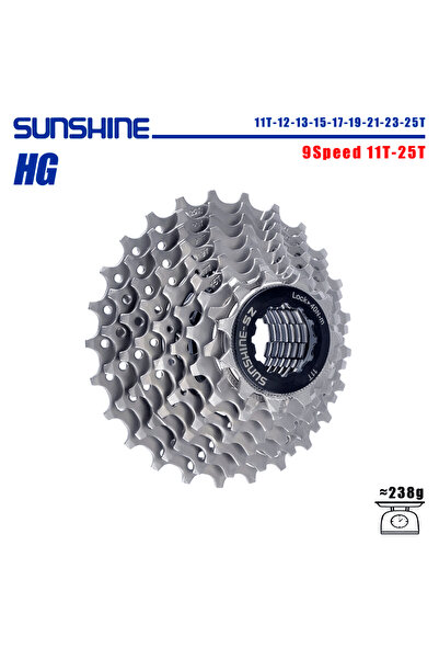 Choice 9 Speed 11T-25T SUNSHINE Road Bike Cassette 8/9/10/11/12 Speed 23/25/2...