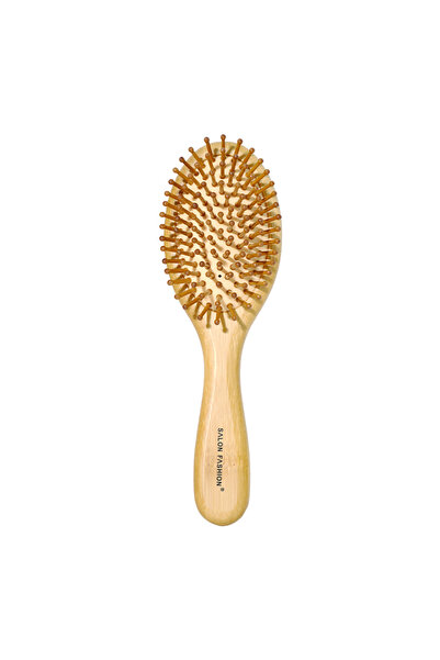 Choice 862-4B Bamboo Hair Brush - Natural Wooden Anti-Static Comb & Scalp Mas...