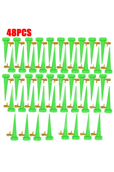 Choice5 48PCS-Green Automatic Drip Plants Irrigation Drip Irrigation Garden W...
