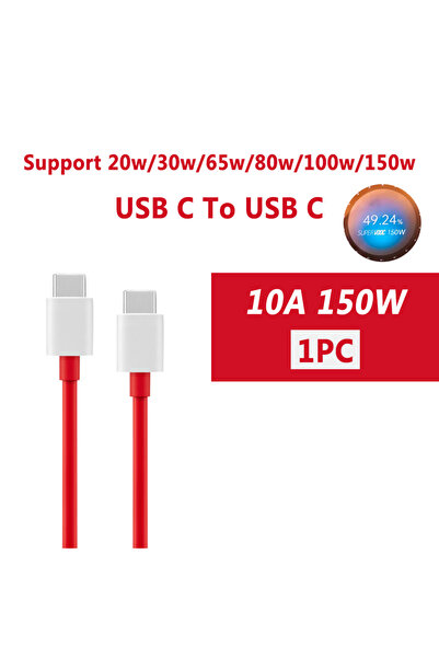 Oneplus 2m usb c to c cable 2PC Original 100W 150W Supervooc Cable USB Type C...
