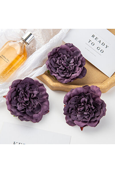 Choice 5pieces PURPLE 5/10Pcs Silk Dahlias Artificial Flower Home Decor Weddi...