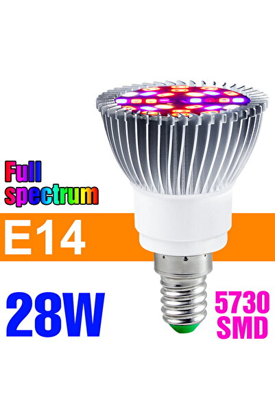 Choice E14 28W 150W E27 LED Plant Grow Light Bulb Full Spectrum E14 Vegetable...