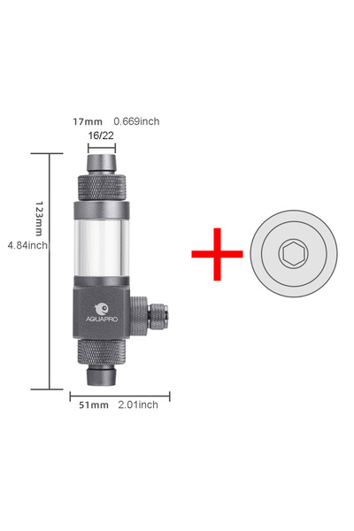 choice2 EC-16-REPLACE AQUAPRO External CO2 Atomizer Sprayer Aquarium Fishing ...