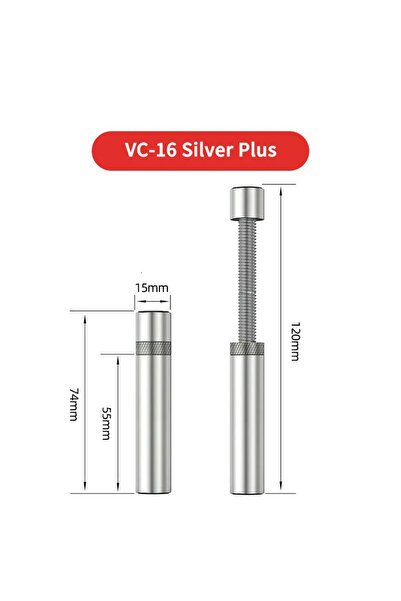 Choice1 GC-16 PLUS-silver TEUCER VC-16 Graphics Card GPU Holder Vertical Tele...