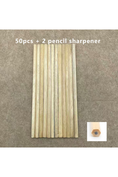 Choice1 50pcs Hexagonal 100Pcs Wood Pencil HB Non-Toxic Children's Primary Sc...