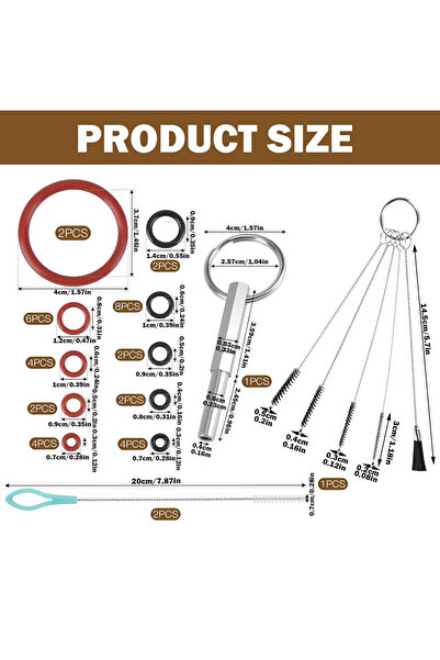 Choice6 Set E O-Ring Set W/Oval Head Key Tool Big KIT for J-ura Capresso/Impr...