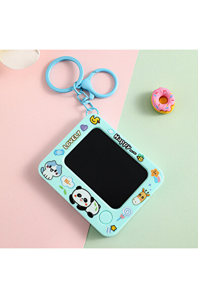 Choice Blue ZAKOL Blue/Pink/Yellow Creative Mini Graffiti Board Keychain One-...
