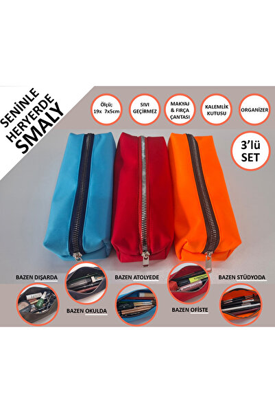 tuttobene Kalemlik 3lü SET/PAKET Organizer Makyaj çok amaçlı Pinterest Okula ...