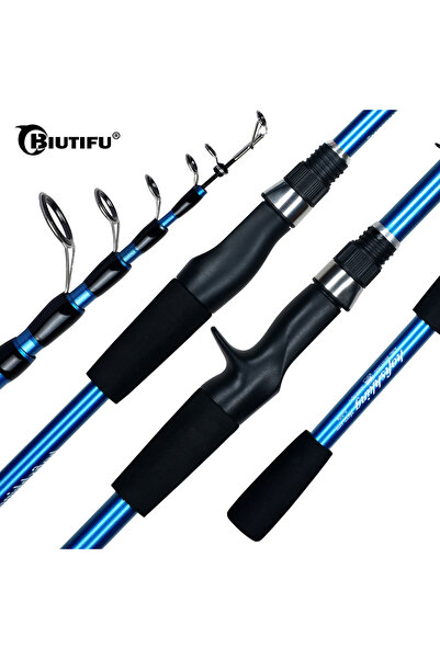 Choice Spinning 2.4m BIUTIFU Telescopic Spinning Casting Mini Fishing Rod 1.8...