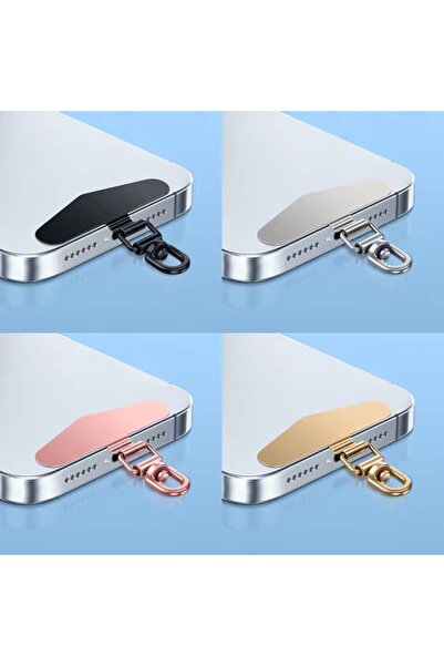 Choice4 4PCS Mix 4-1PCS 360° Rotatable Stainless Steel Cellphone Straps Tethe...
