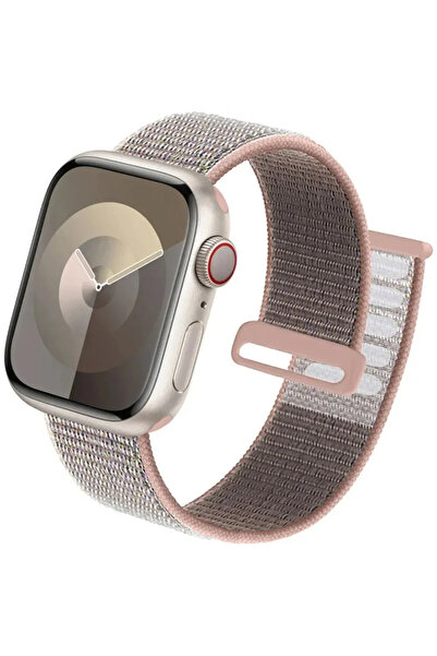 Choice82 42mm-44mm-45mm-49mm pink sand 5 Nylon loop Strap For Watch Bands 49m...